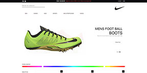 HTML5响应式网站nike足球运动鞋商城模板源码下载