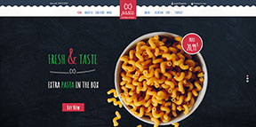 创意红色风格html5响应式儿童食品网站模板