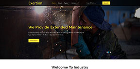html5响应式焊接专业生产厂家网站模板
