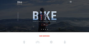高大上的自行车汽车旅行日记响应式个人博客网页模板